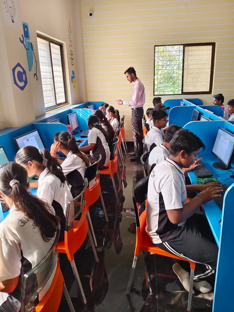 Students in Computer Class